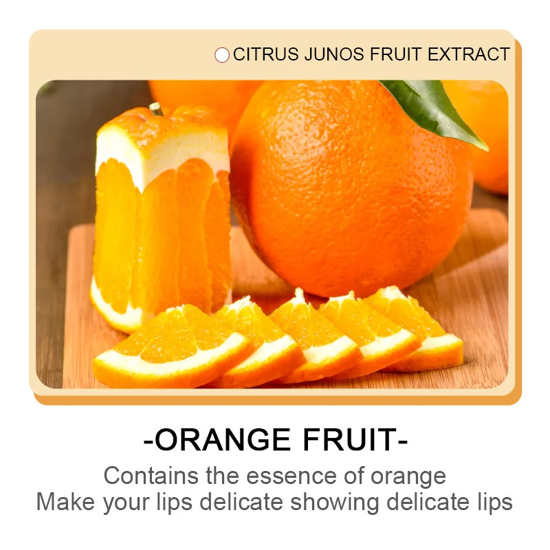 SADOER Vitamina C Cuidado de los labios hidratante Previene los labios agrietados y repara los labios suaves y no irritantes