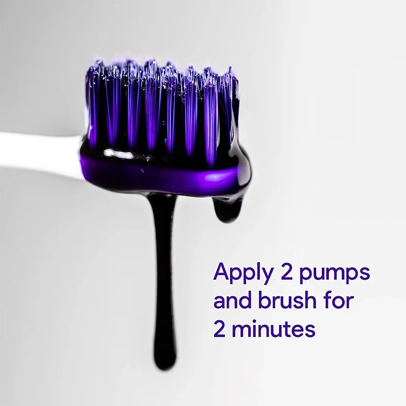 Pasta Dental Blanqueadora V34 Purple, Elimina Manchas de Placa, Limpieza Bucal, Blanqueamiento Dental, Herramientas para el Cuidado de los Dientes, Aliento Fresco