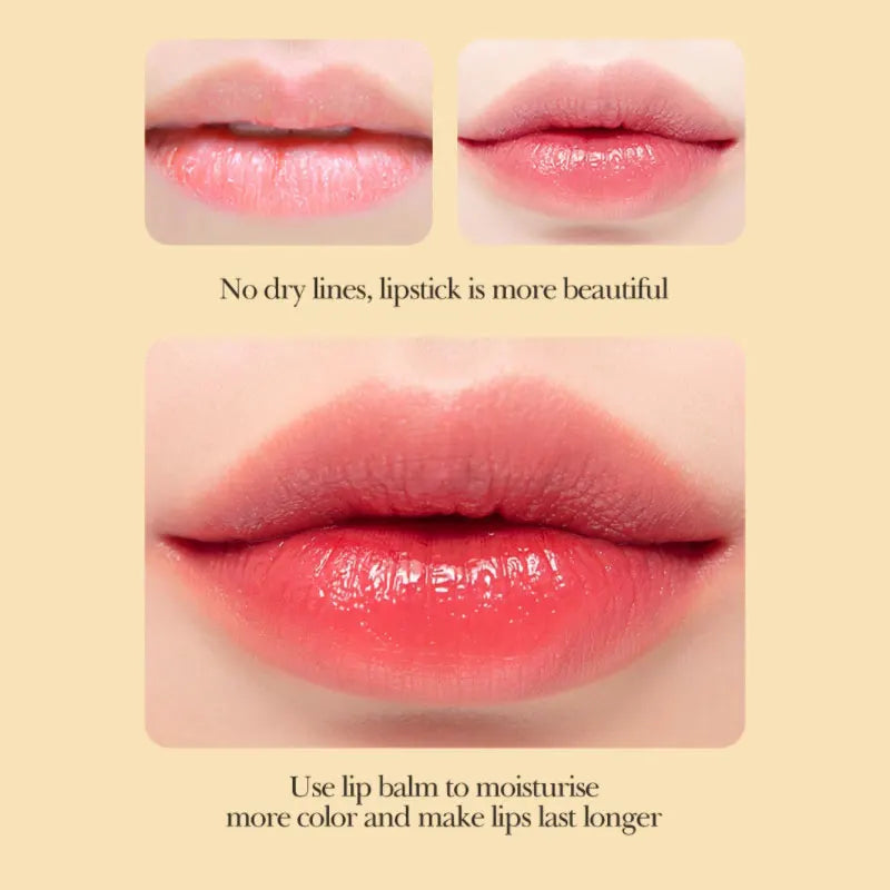 SADOER Vitamina C Cuidado de los labios hidratante Previene los labios agrietados y repara los labios suaves y no irritantes